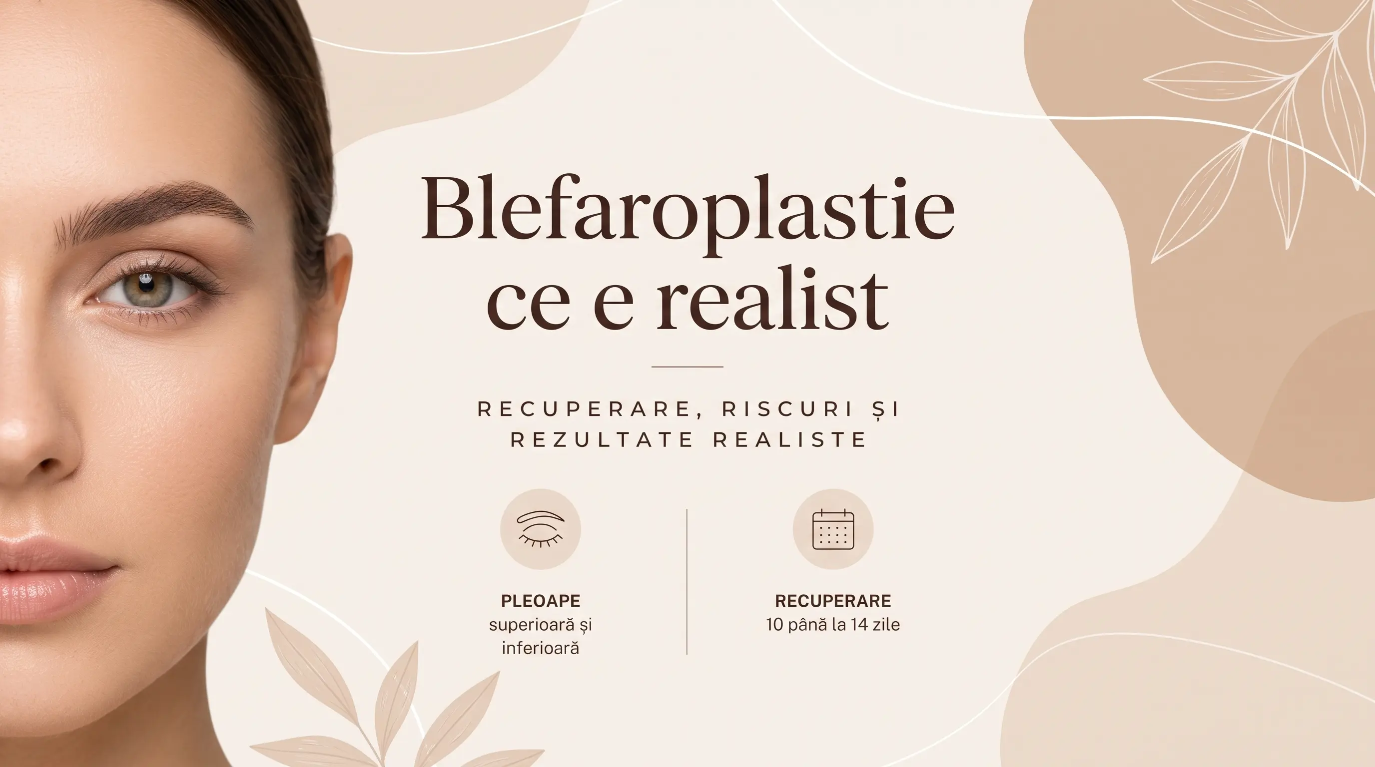 Blefaroplastie: când e justificată, cum decurge recuperarea, ce rezultate sunt realiste