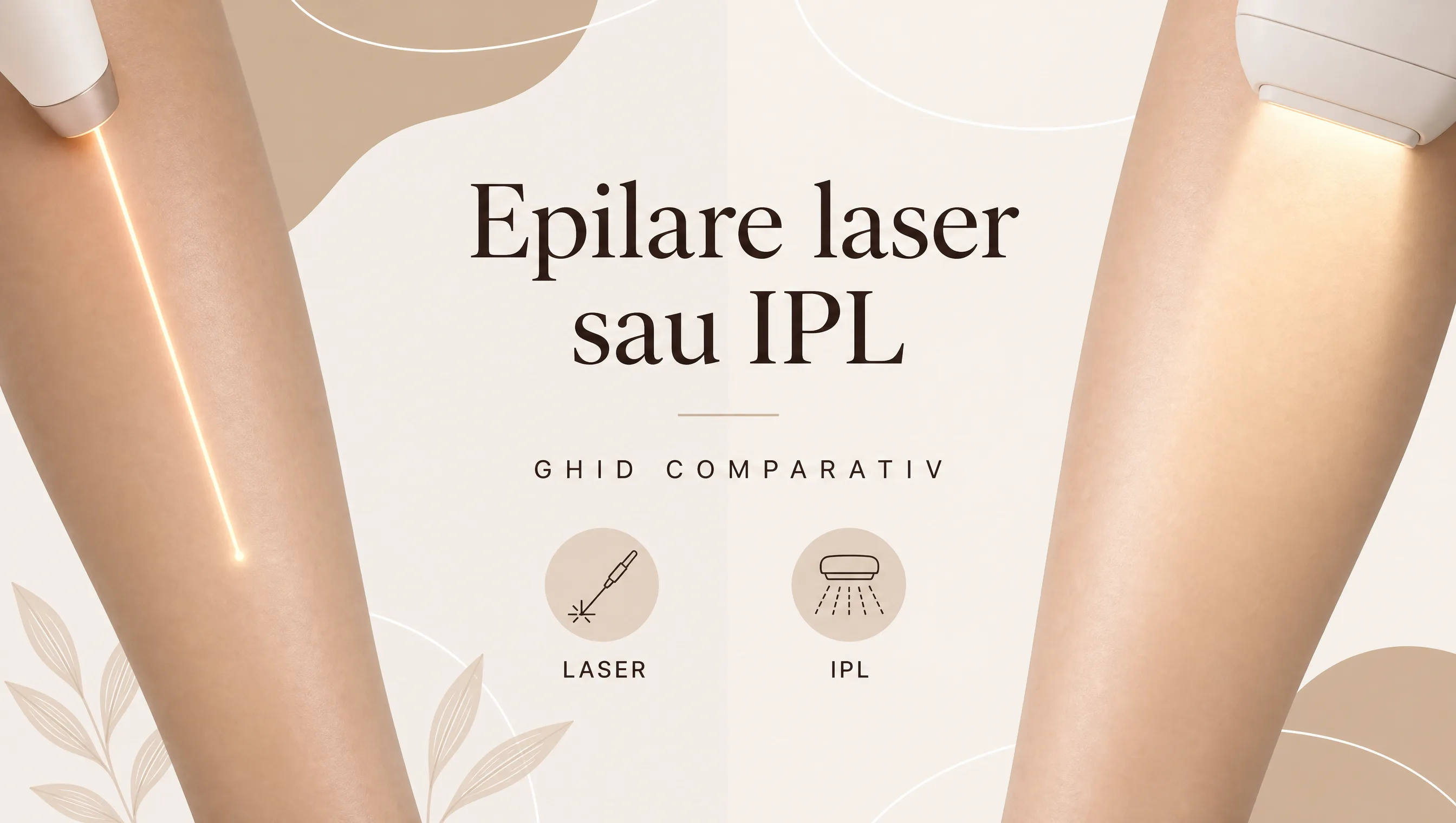 Epilare laser sau IPL: care e diferența reală și ce alegi pentru pielea ta