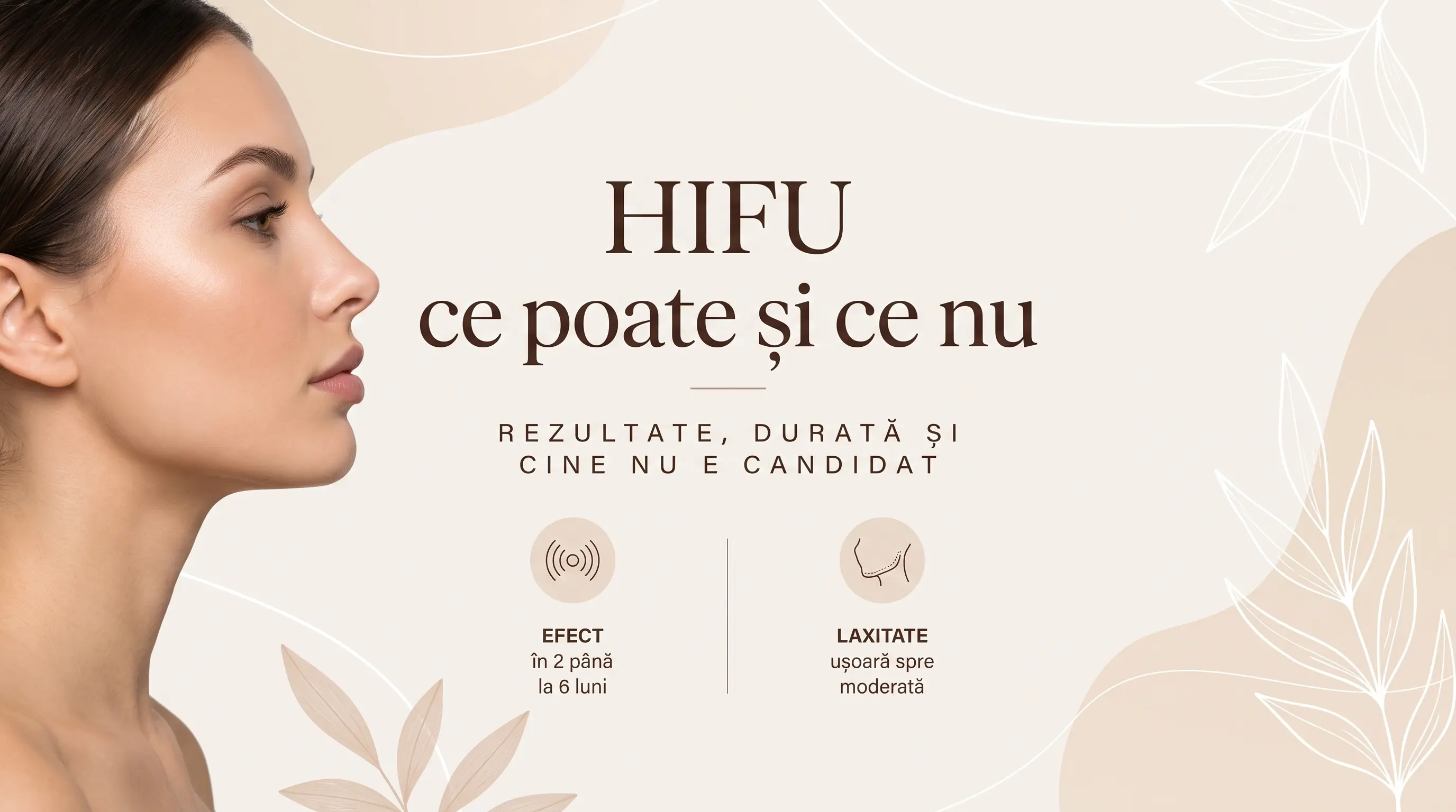 HIFU: ce poate face pentru fața ta și unde se opresc rezultatele