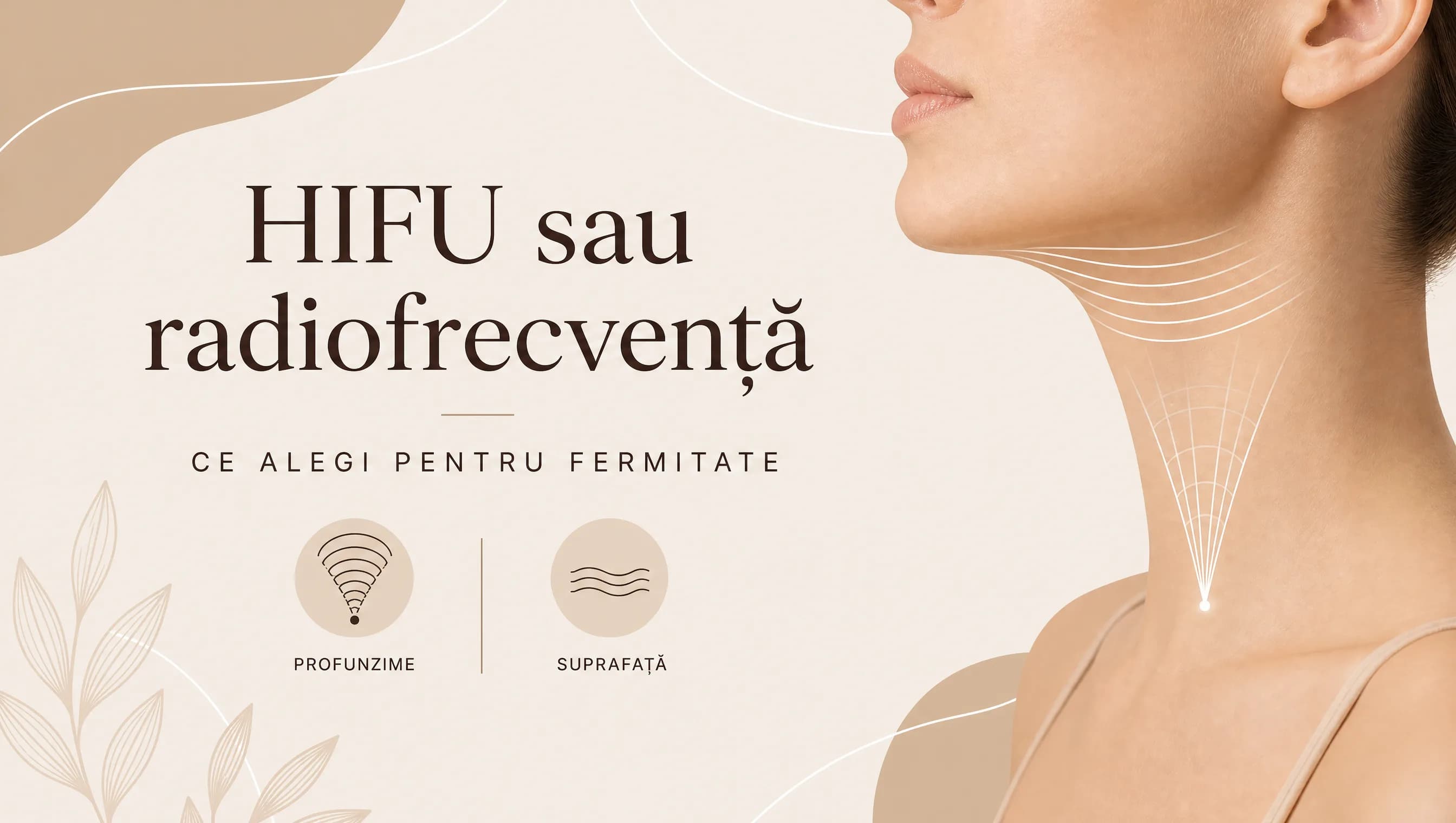 HIFU sau radiofrecvență: ce strânge de fapt pielea și pentru cine