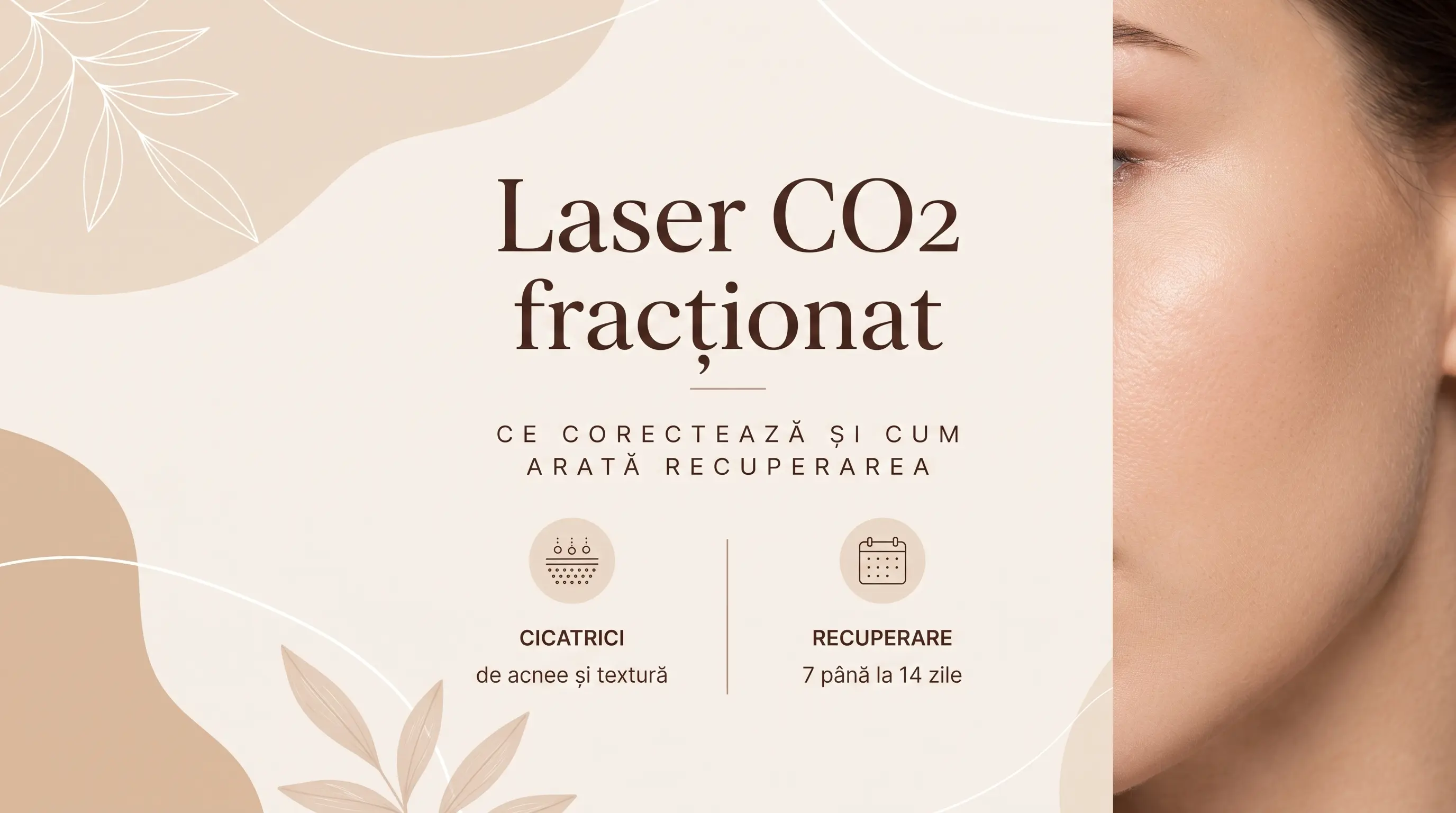 Laser CO2 fracționat: ce corectează, cum arată recuperarea, ce riscuri există