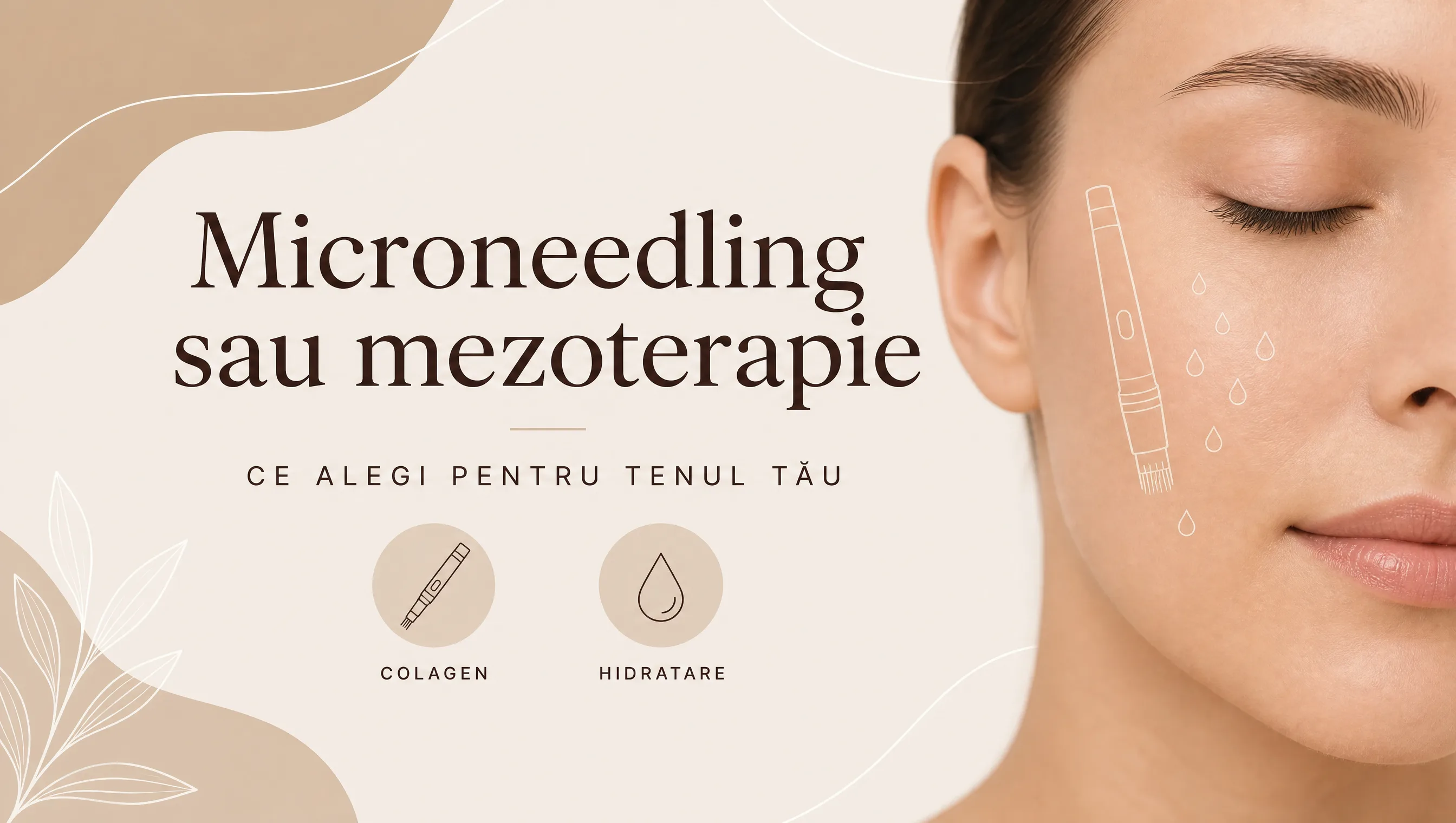 Microneedling sau mezoterapie: diferența reală și pentru ce alegi fiecare