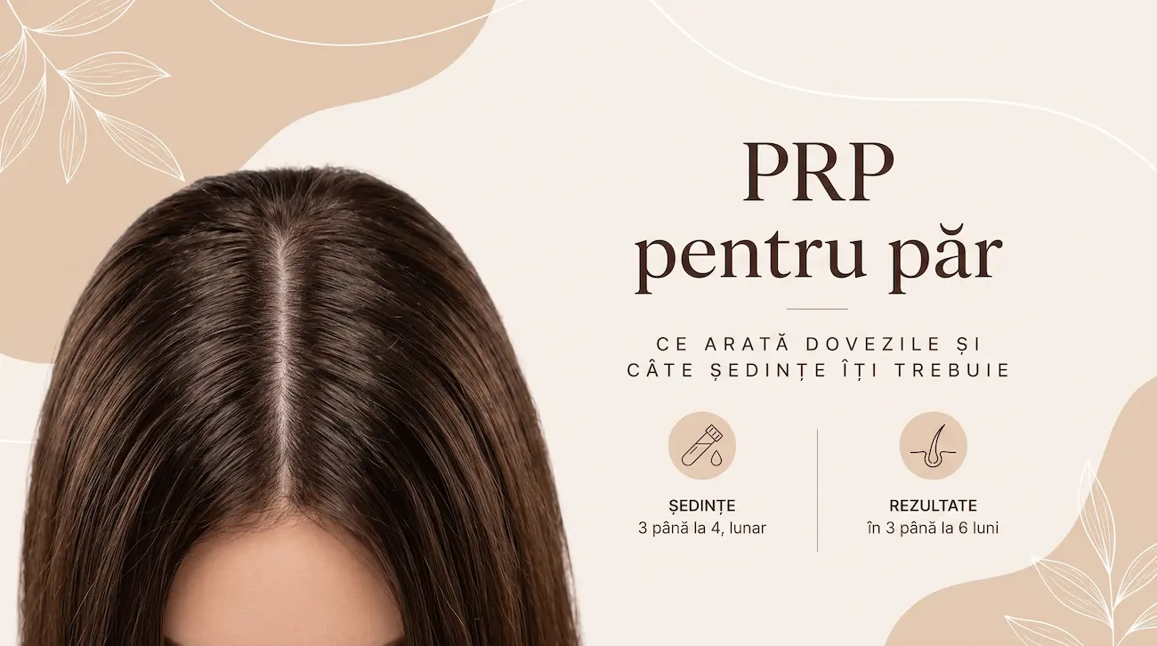 PRP pentru căderea părului: ce arată dovezile, câte ședințe și pentru cine nu funcționează