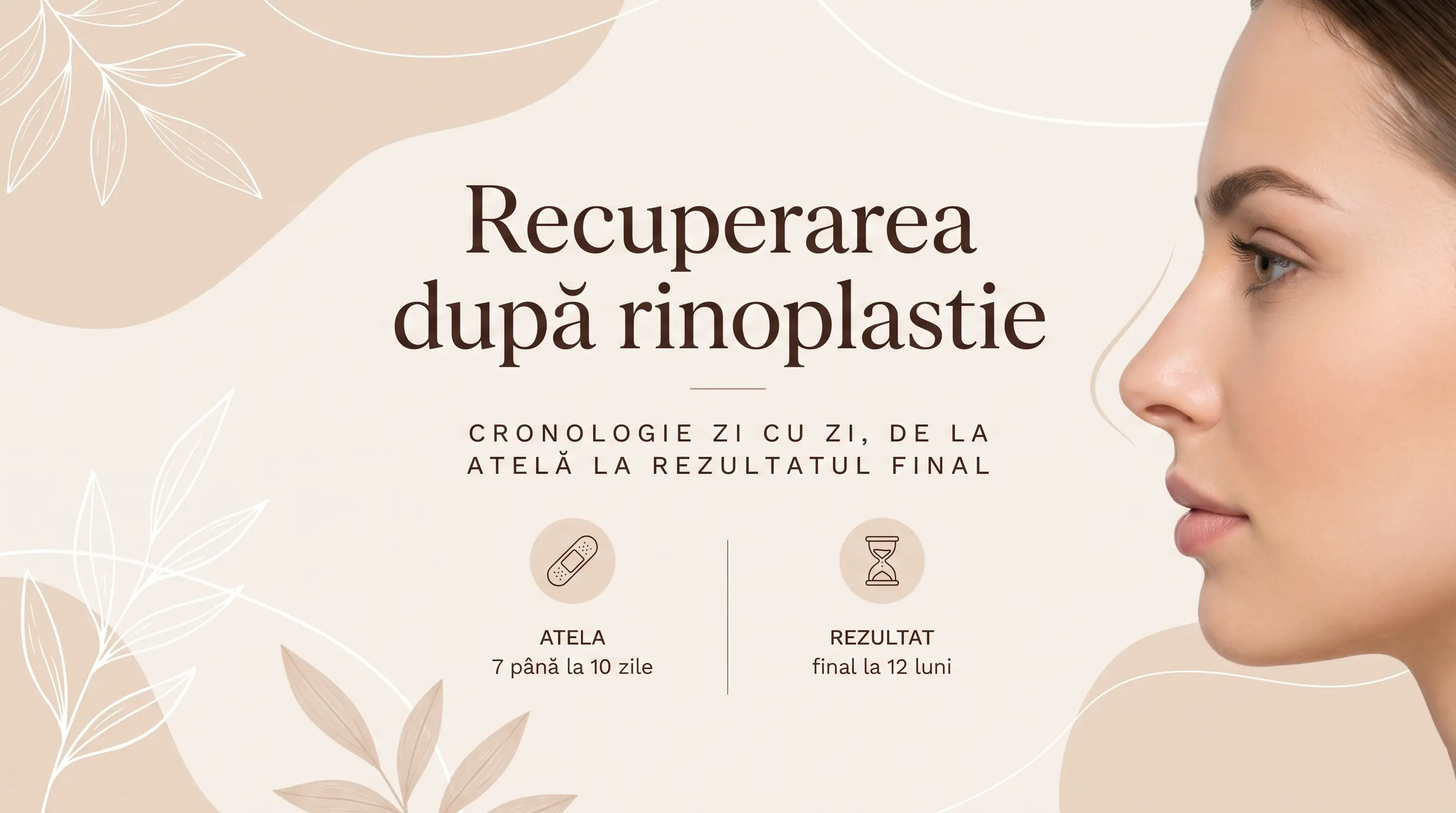 Recuperarea după rinoplastie: cronologie zi cu zi, de la operație la rezultatul final