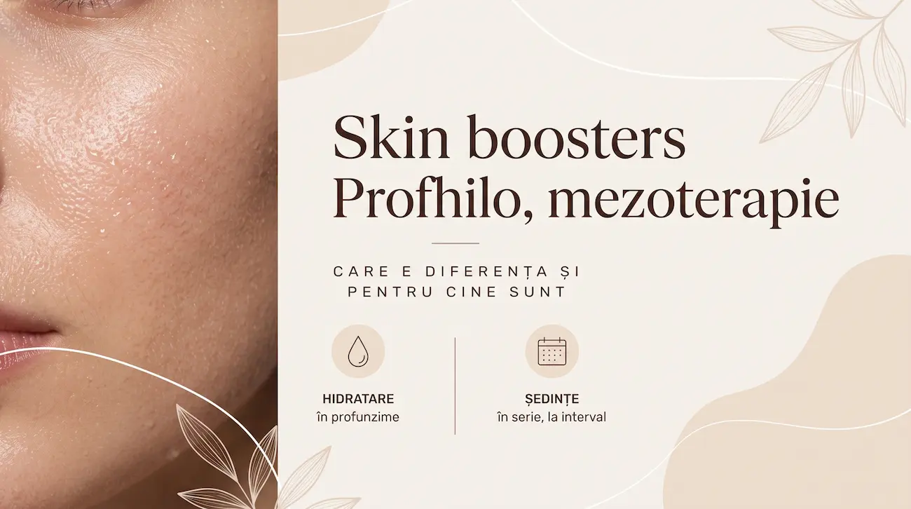 Skin boosters, Profhilo și mezoterapie: care e diferența și pentru cine sunt
